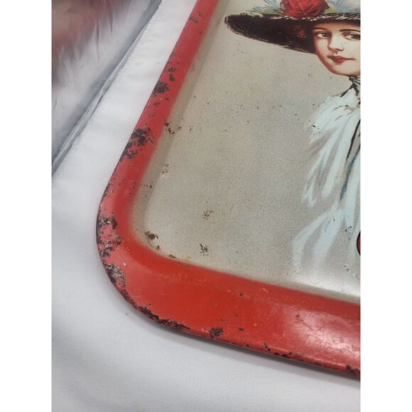 Coca-Cola 1971 Lot of 2 Metal Tin Trays - Picture 6 of 6